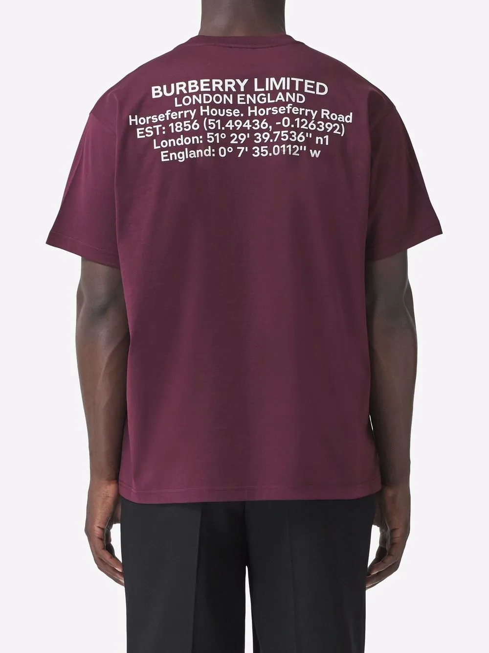 фото Burberry футболка с принтом location