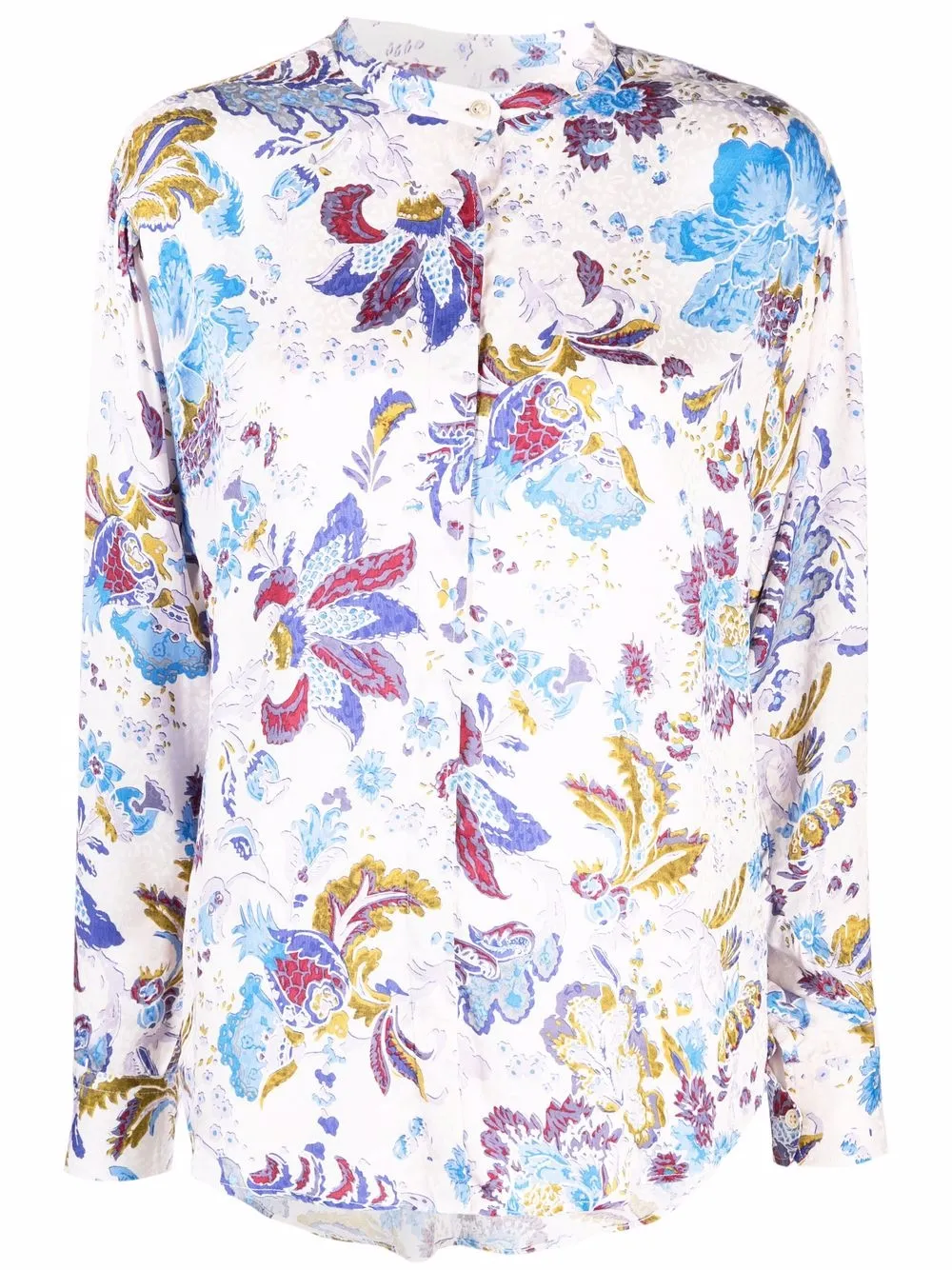 

Isabel Marant Étoile blusa oversize con estampado floral - Neutro