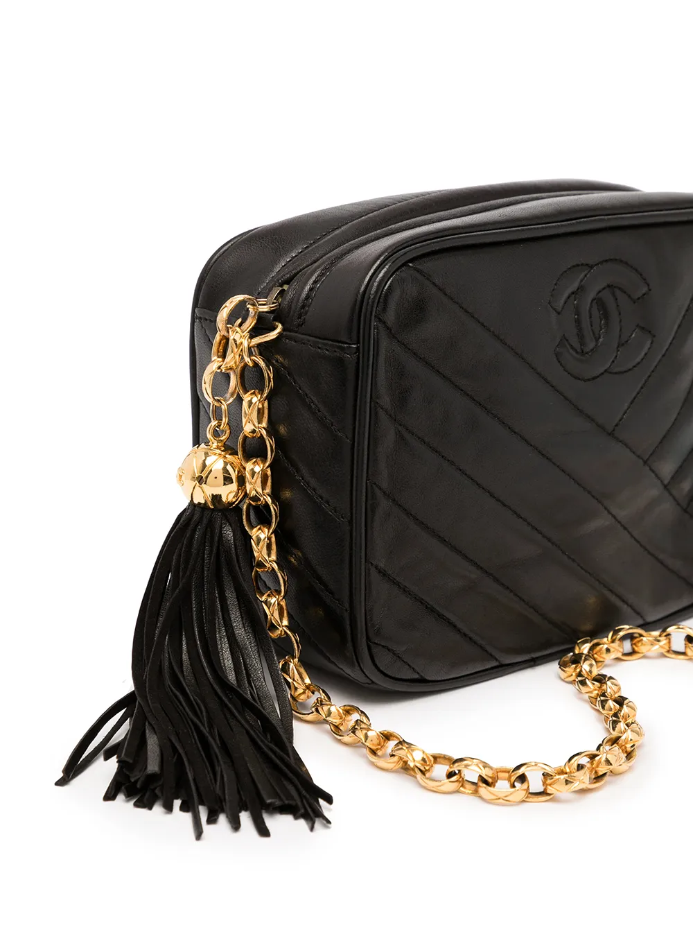 фото Chanel pre-owned сумка через плечо 1992-го года с логотипом cc
