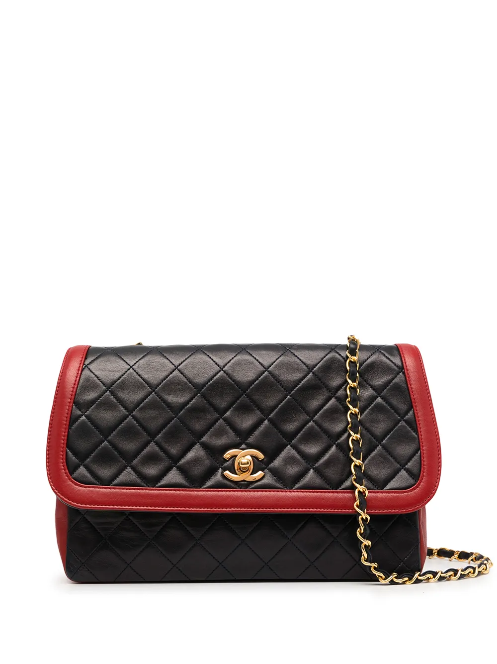 

CHANEL Pre-Owned 1990s CC diamond-quilted shoulder bag - Blue