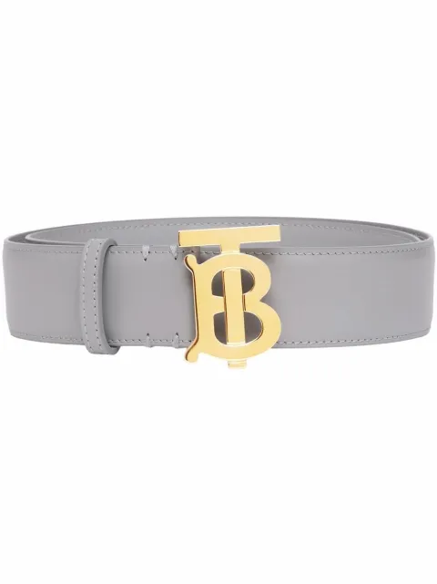 Burberry monogram-buckle belt