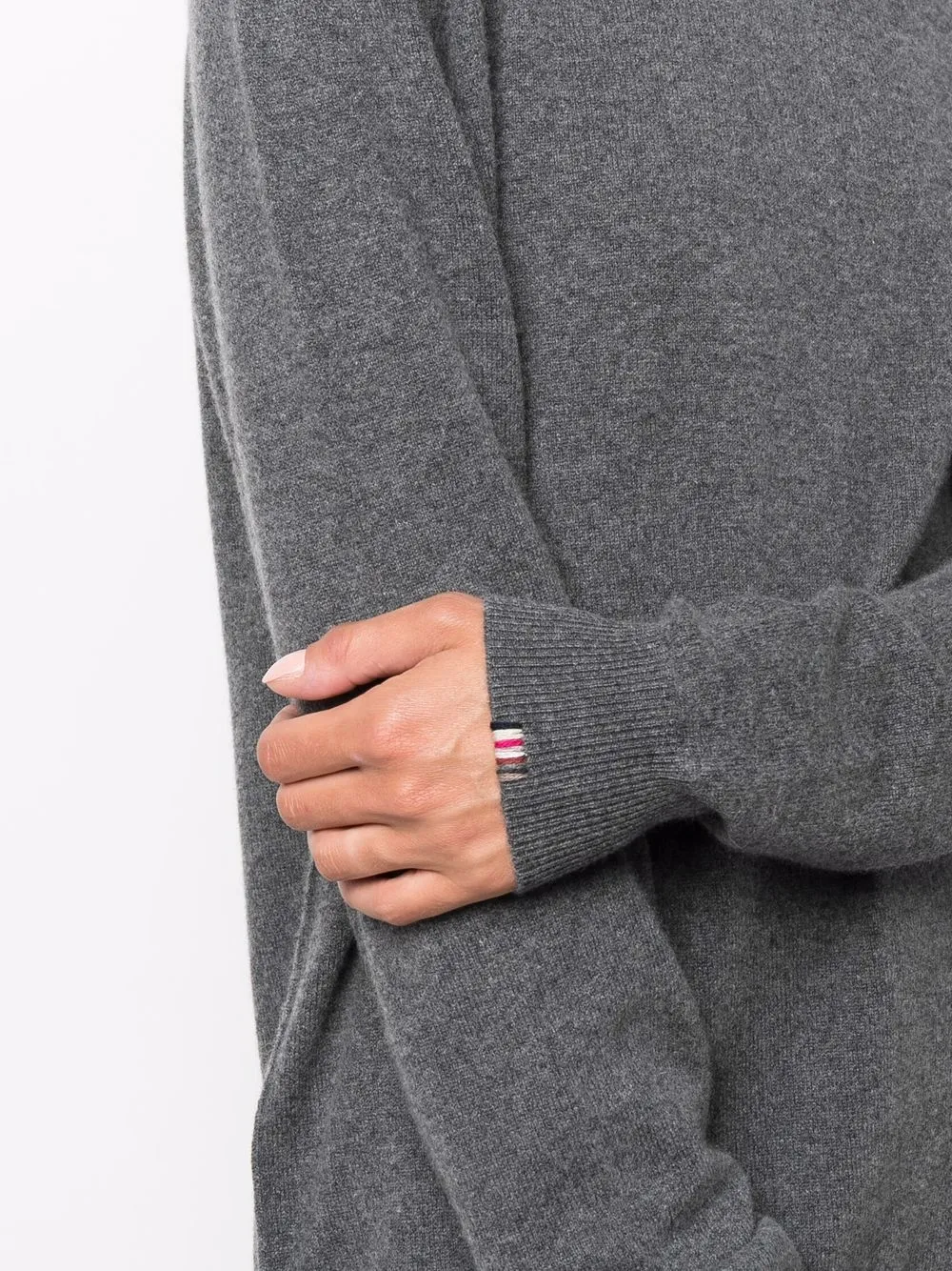 extreme cashmere Trui met ronde hals Grijs