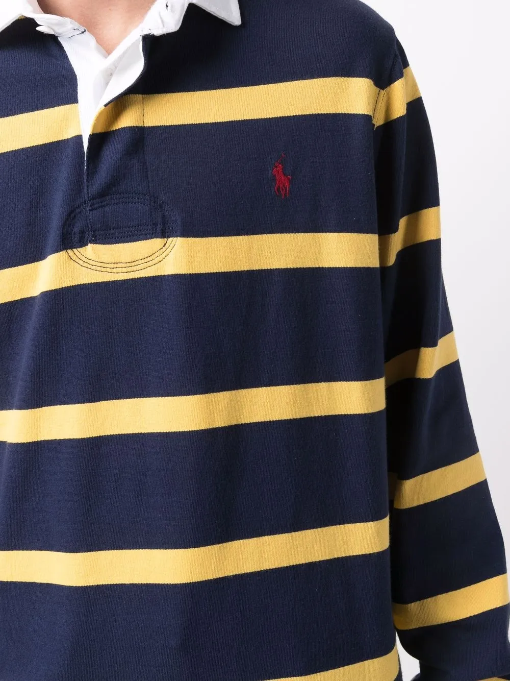 фото Polo ralph lauren рубашка поло в полоску