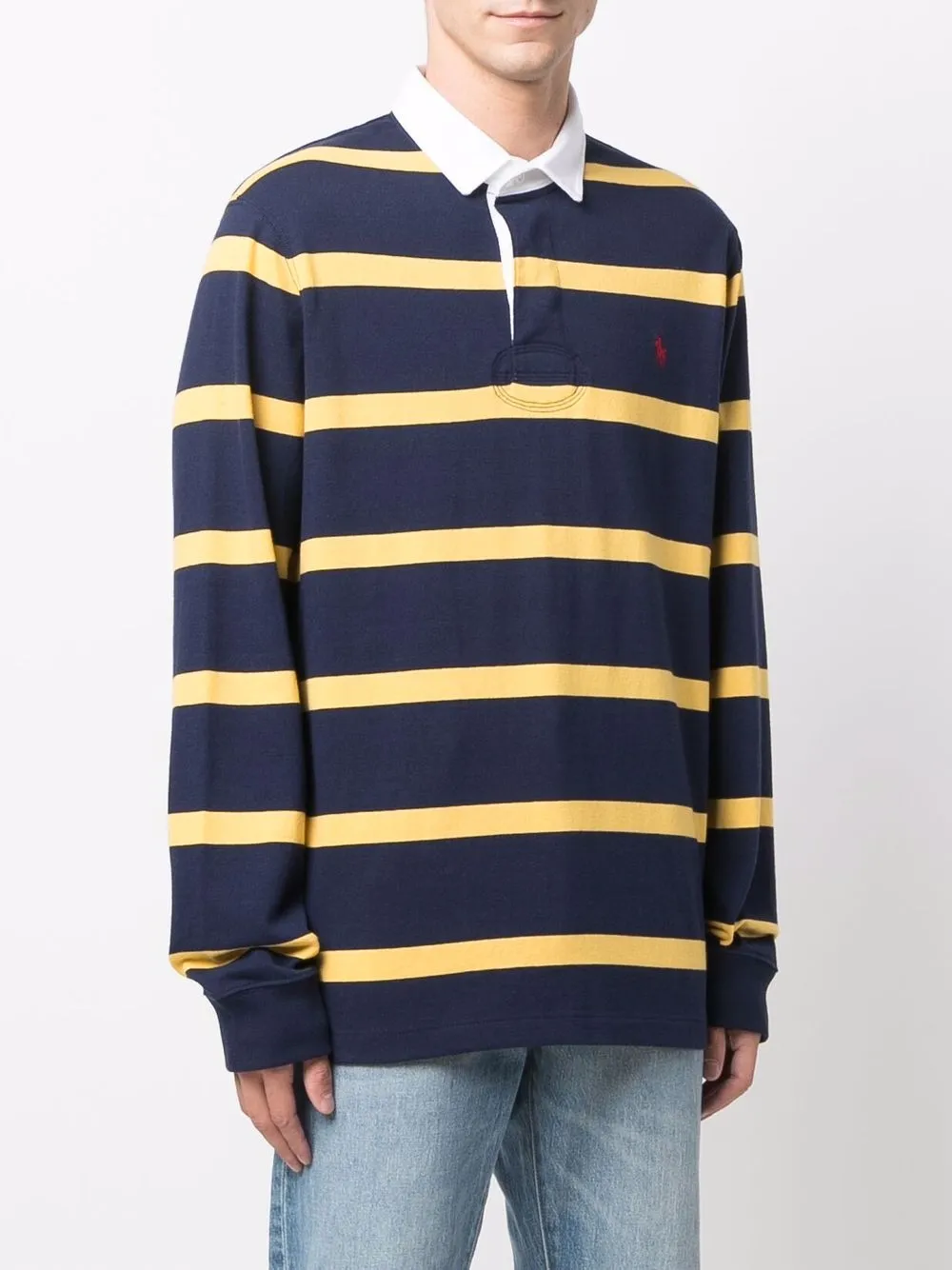 фото Polo ralph lauren рубашка поло в полоску