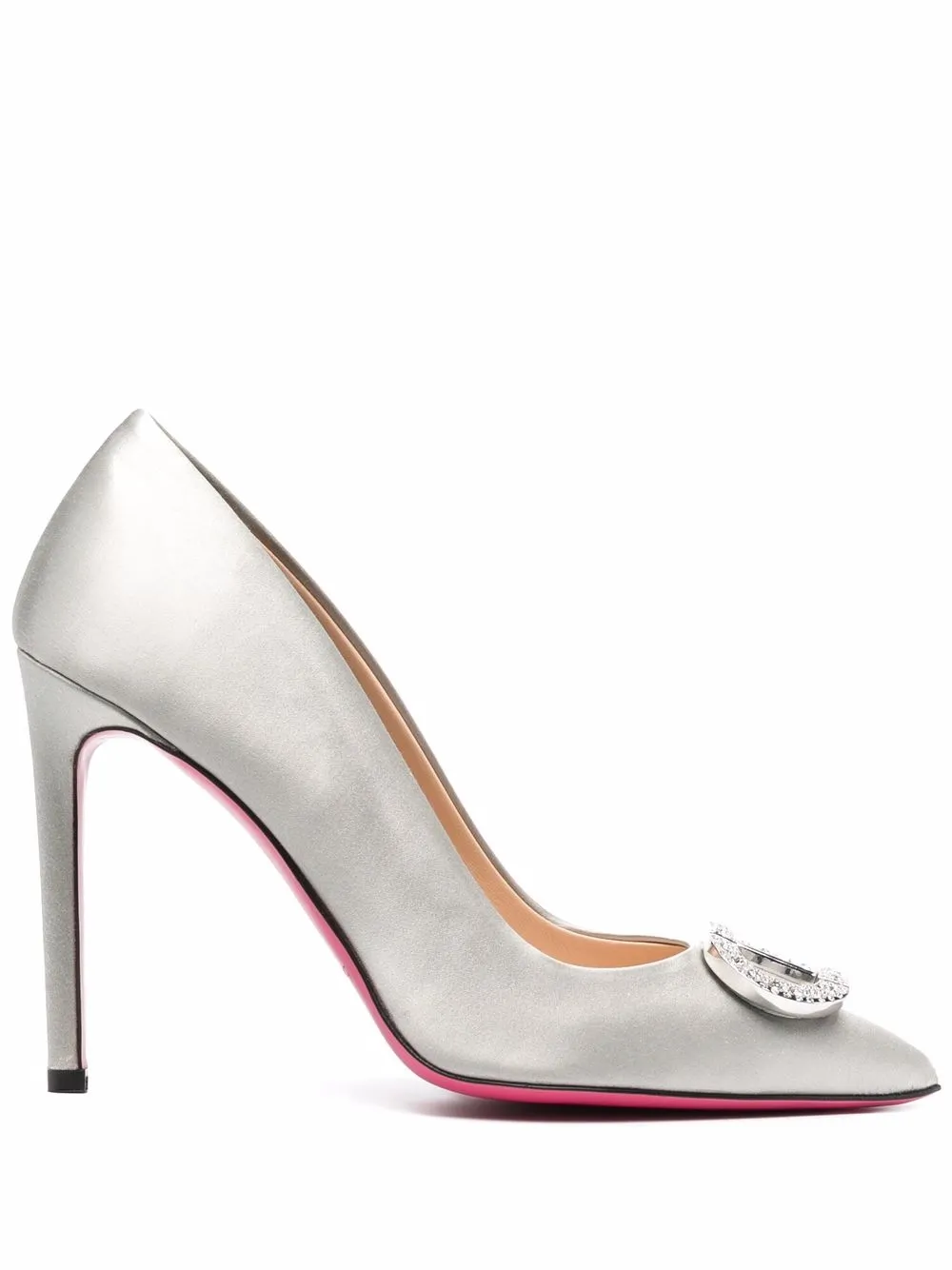

Dee Ocleppo zapatillas de satén Logo Fairy - Gris