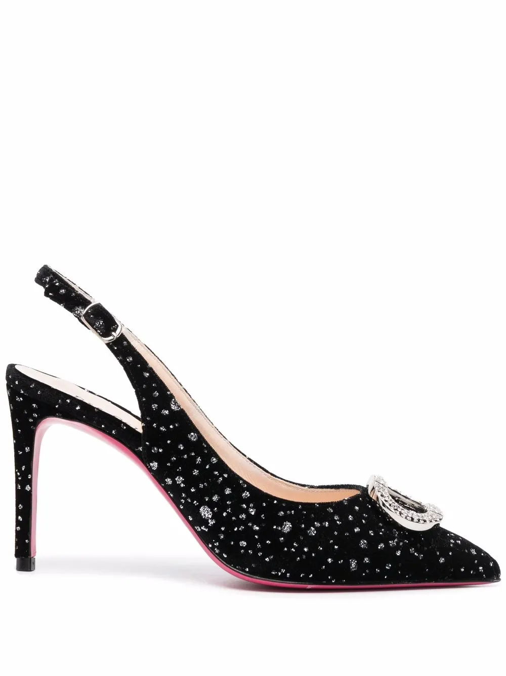 

Dee Ocleppo zapatillas de tacón con tira trasera - Negro
