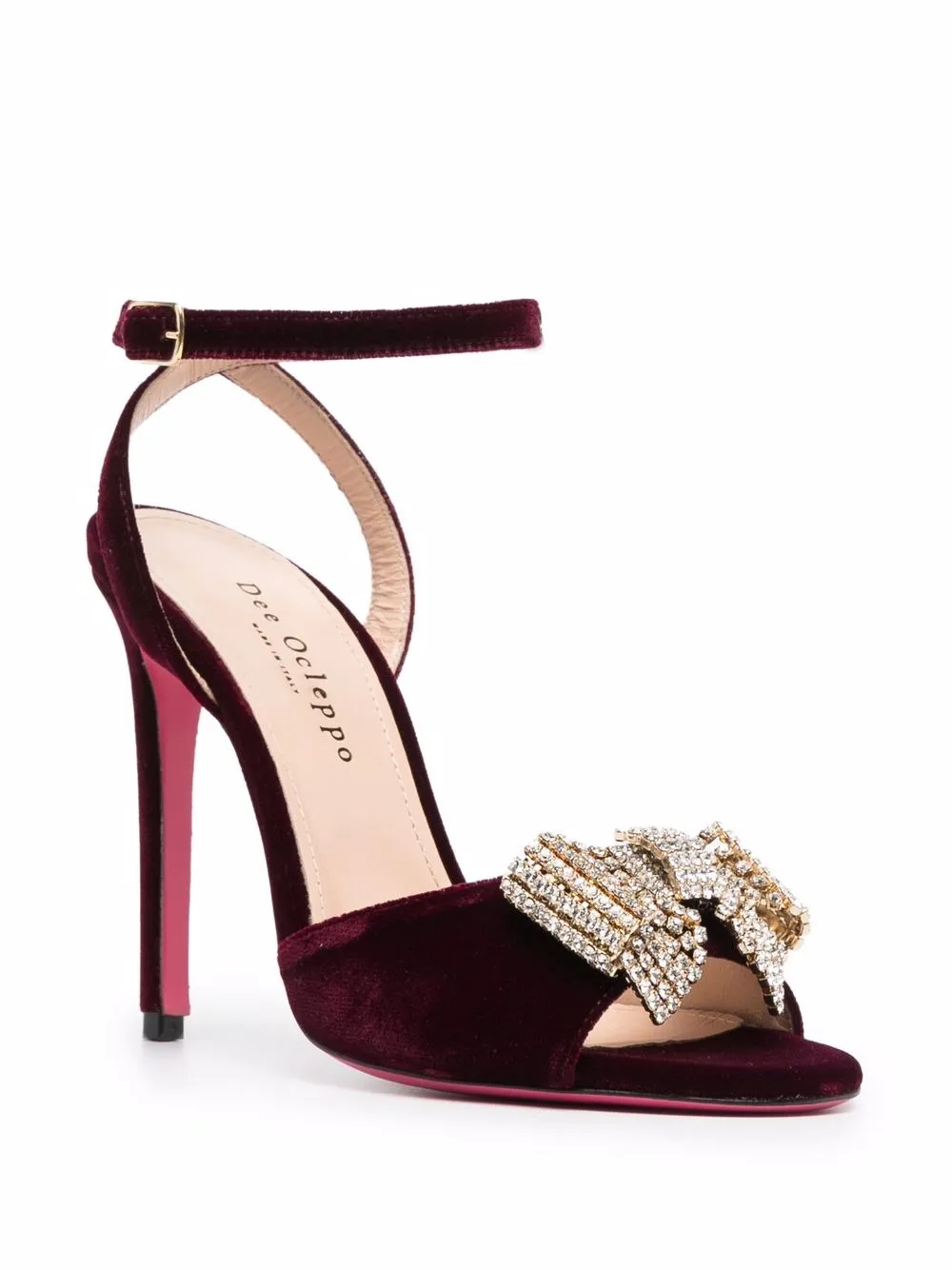 Dee Ocleppo Sandalen verfraaid met strik - Rood