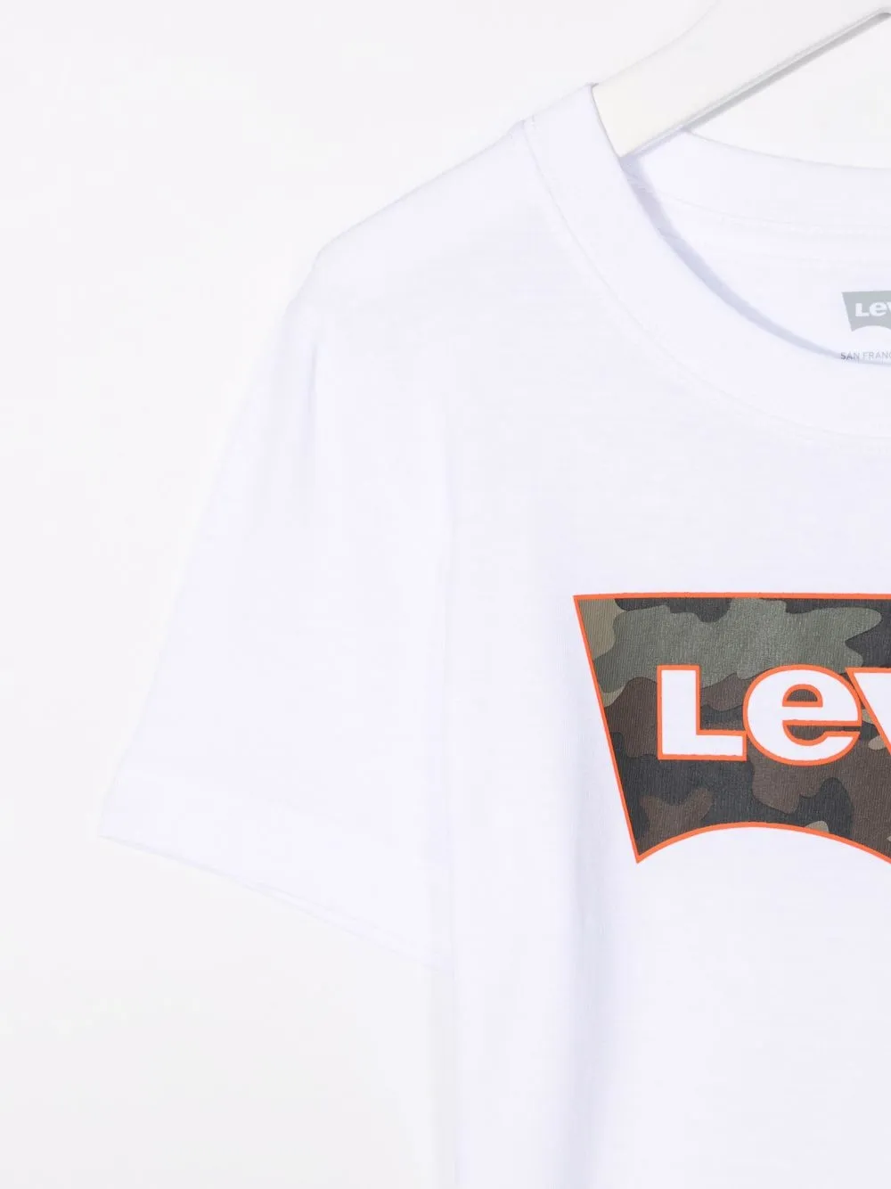 фото Levi's kids футболка с камуфляжным принтом и логотипом