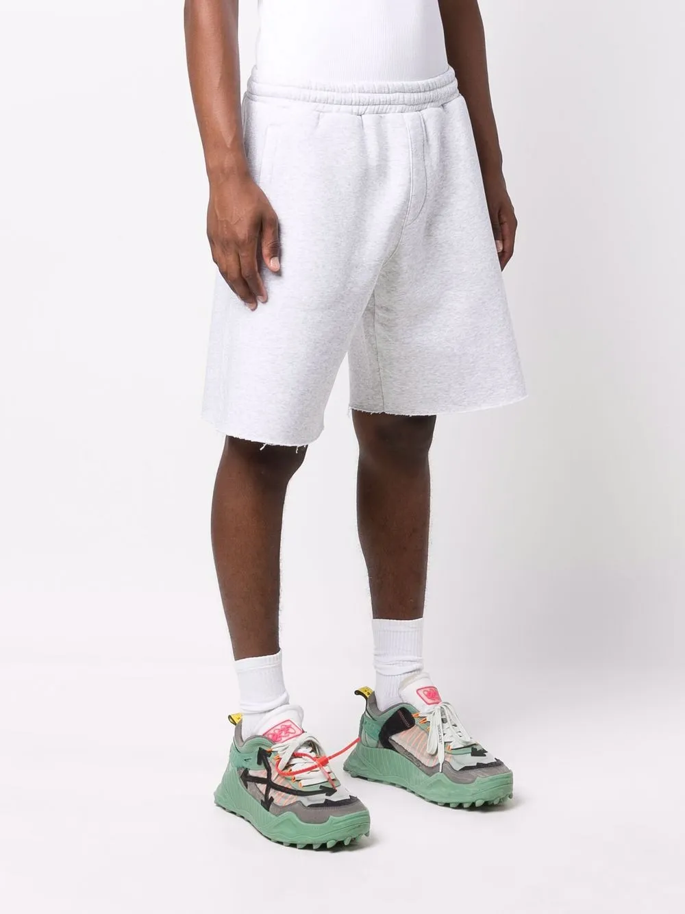 фото Msgm спортивные шорты с кулиской и логотипом