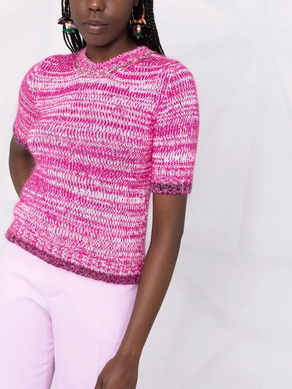 фото Nº21 топ с короткими рукавами