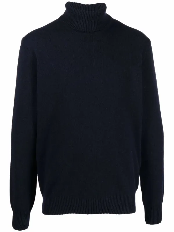 Fine knit roll neck jumper clearance