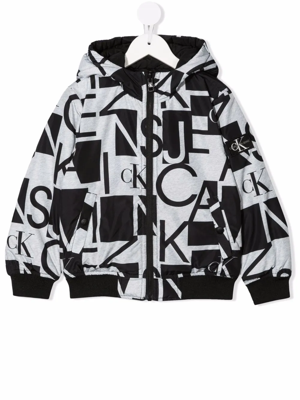 фото Calvin klein kids двусторонняя куртка с логотипом