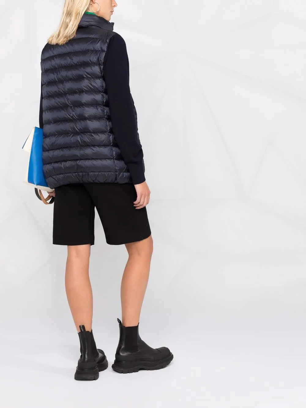 фото Moncler пуховик со вставками