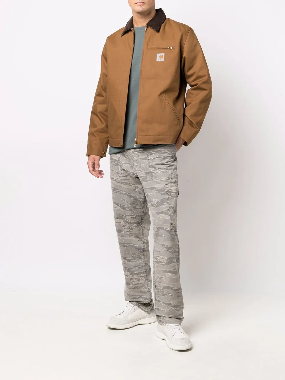 фото Carhartt wip куртка с нашивкой-логотипом