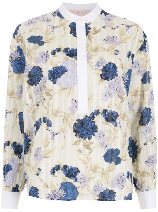 tory burch floral top