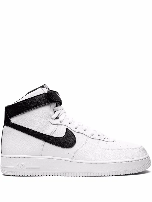 Nike Air Force 1 '07 High Sneakers in Black and White