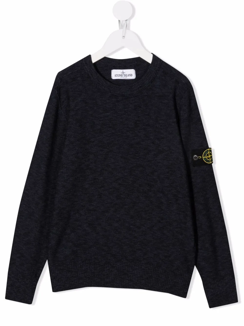 

Stone Island Junior suéter con parche del logo - Azul