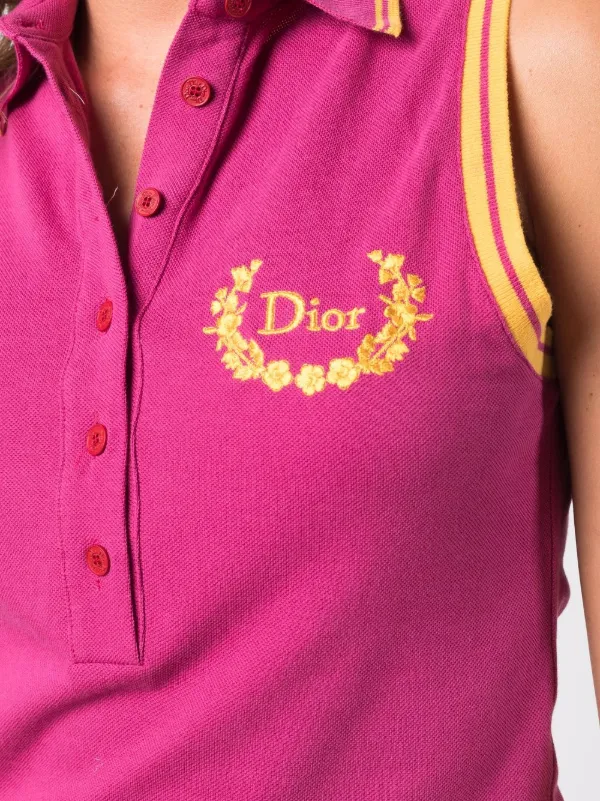 Christian Dior Pre-Owned 2004 プレオウンド ポロワンピース | ピンク
