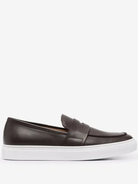 Scarosso Alberto leather penny loafers