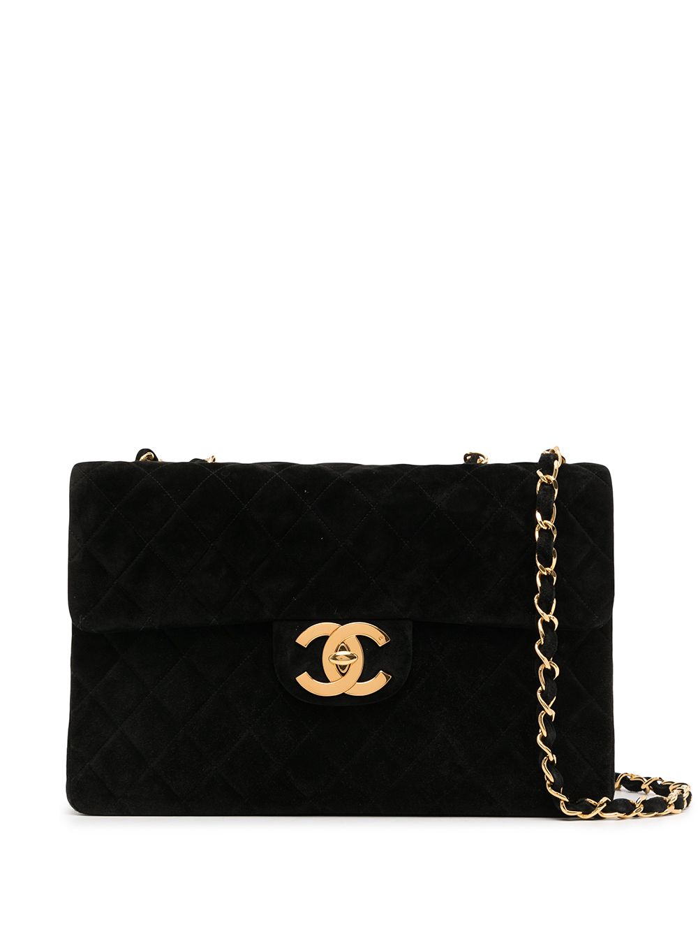 фото Chanel pre-owned сумка на плечо classic flap jumbo 1992-го года