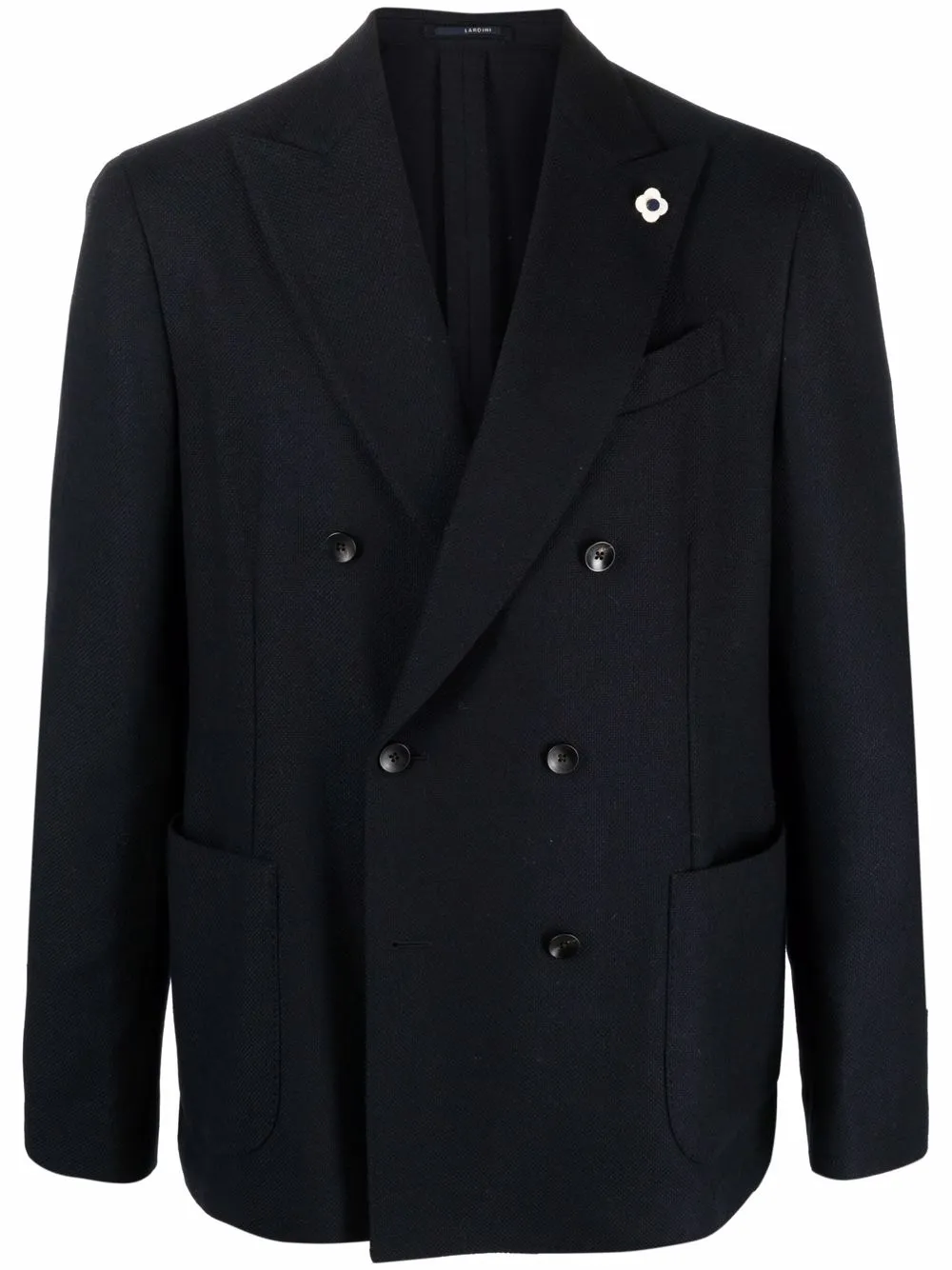 

Lardini blazer con doble botonadura - Azul