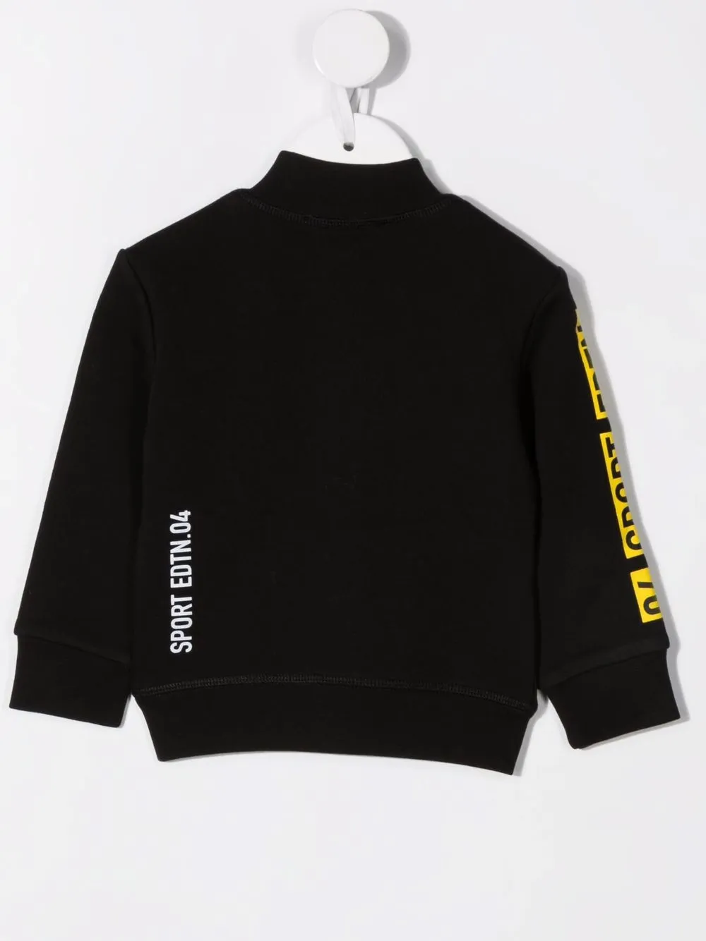 фото Dsquared2 kids толстовка на молнии с контрастным логотипом