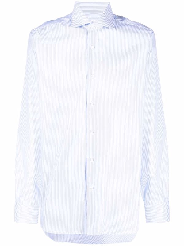 Barba stripe-print Shirt - Farfetch