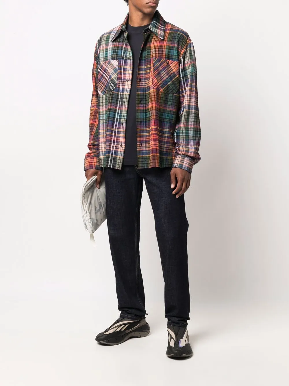 Carhartt WIP Jeans met logopatch - Blauw