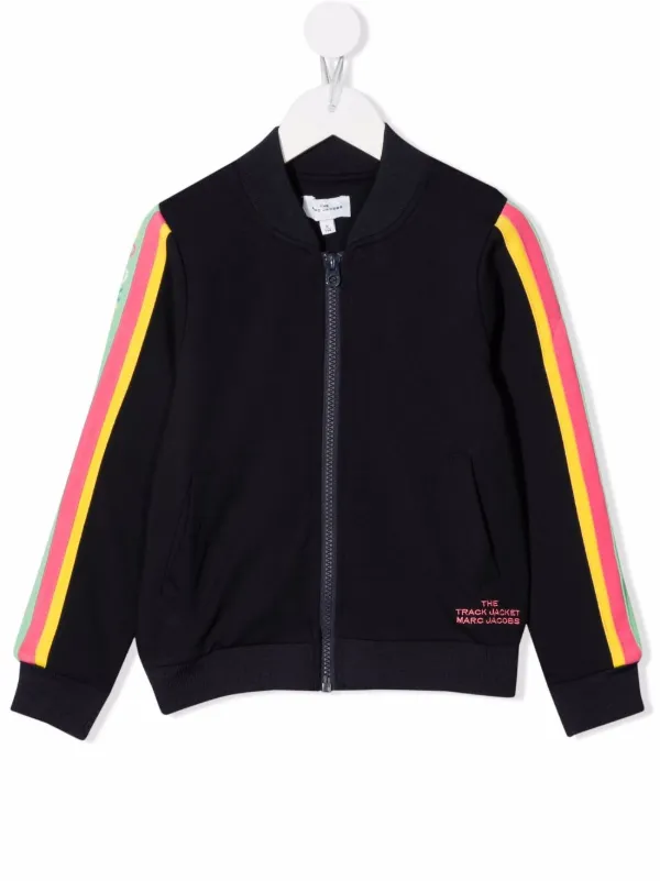 Marc Jacobs Kids zip-up Striped Bomber Jacket - Farfetch