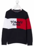 Tommy Hilfiger Junior Archive colour-block jumper - Blue