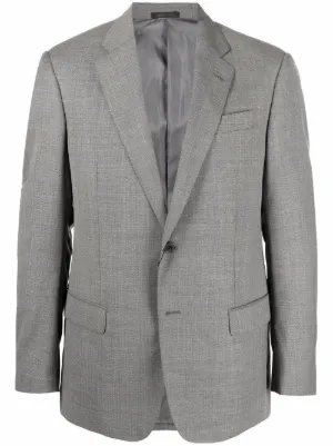 Armani Collezioni Fitted single-breasted Blazer - Farfetch