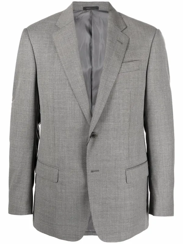 Armani Collezioni Fitted single-breasted Blazer - Farfetch