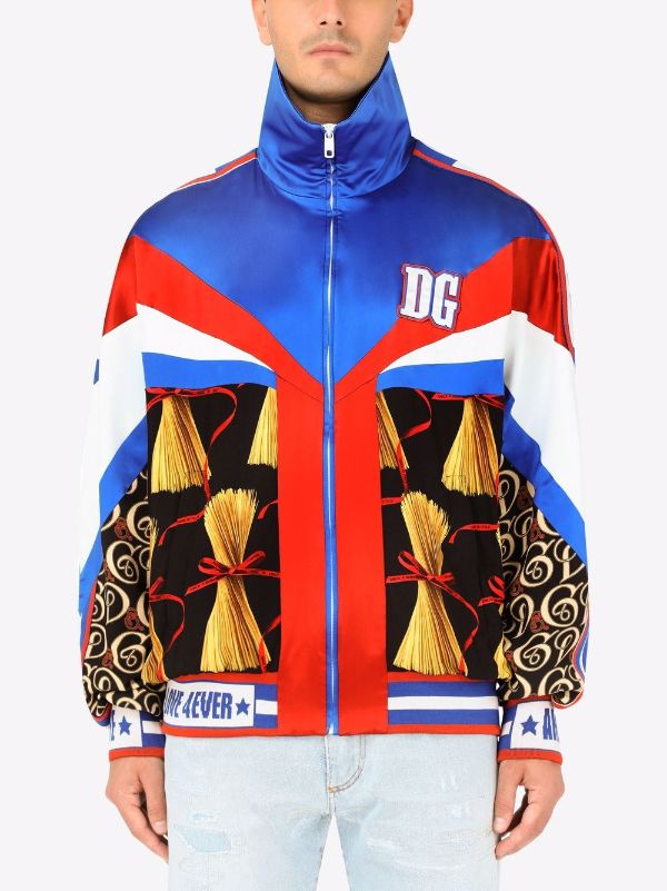 dolce and gabbana colour zipper jacket