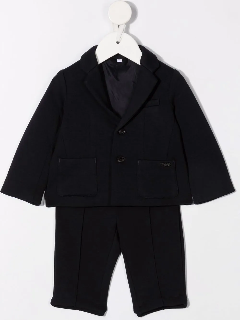 

Emporio Armani Kids stretch-jersey blazer set - Blue