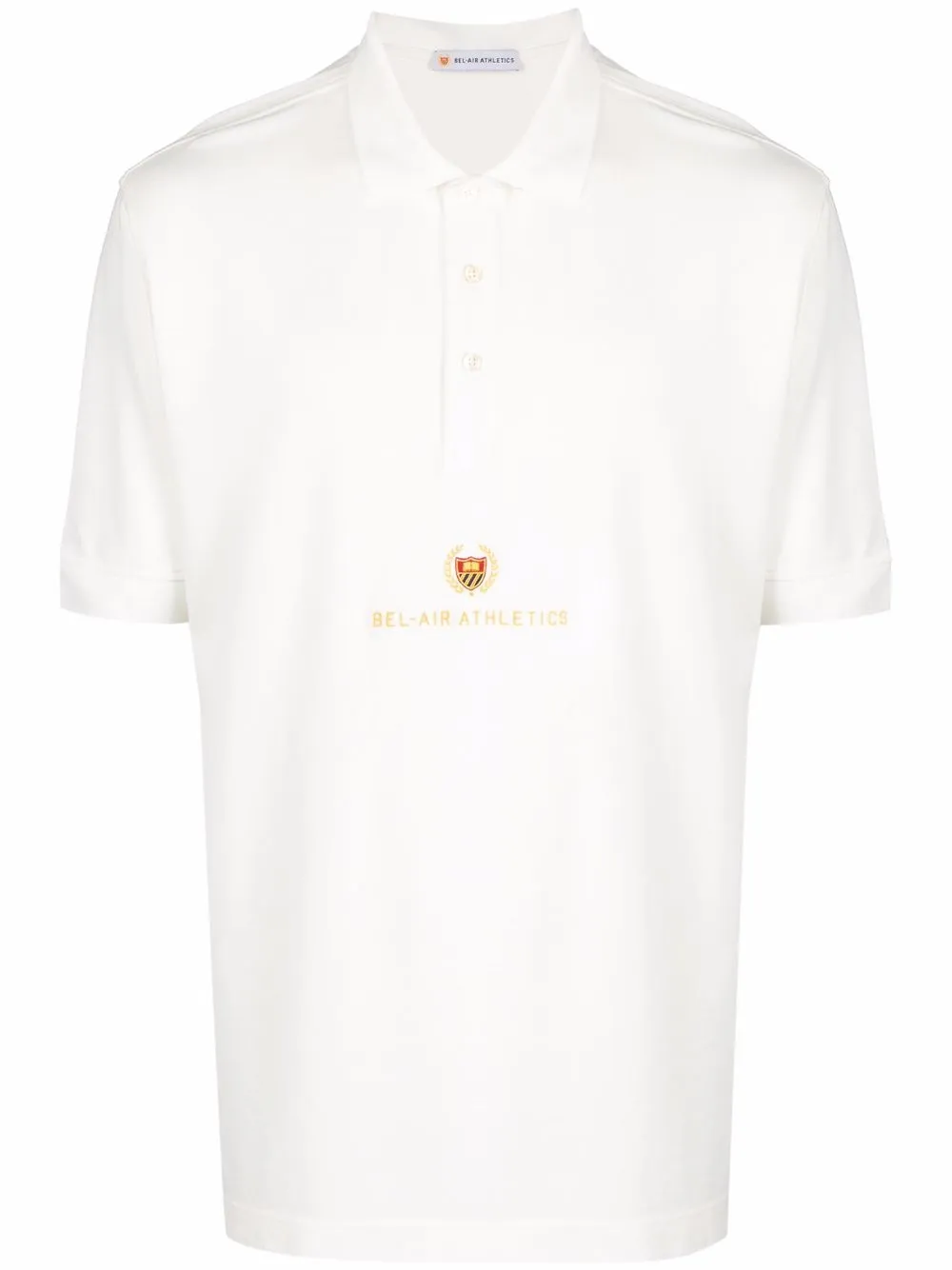 logo-embroidered polo shirt