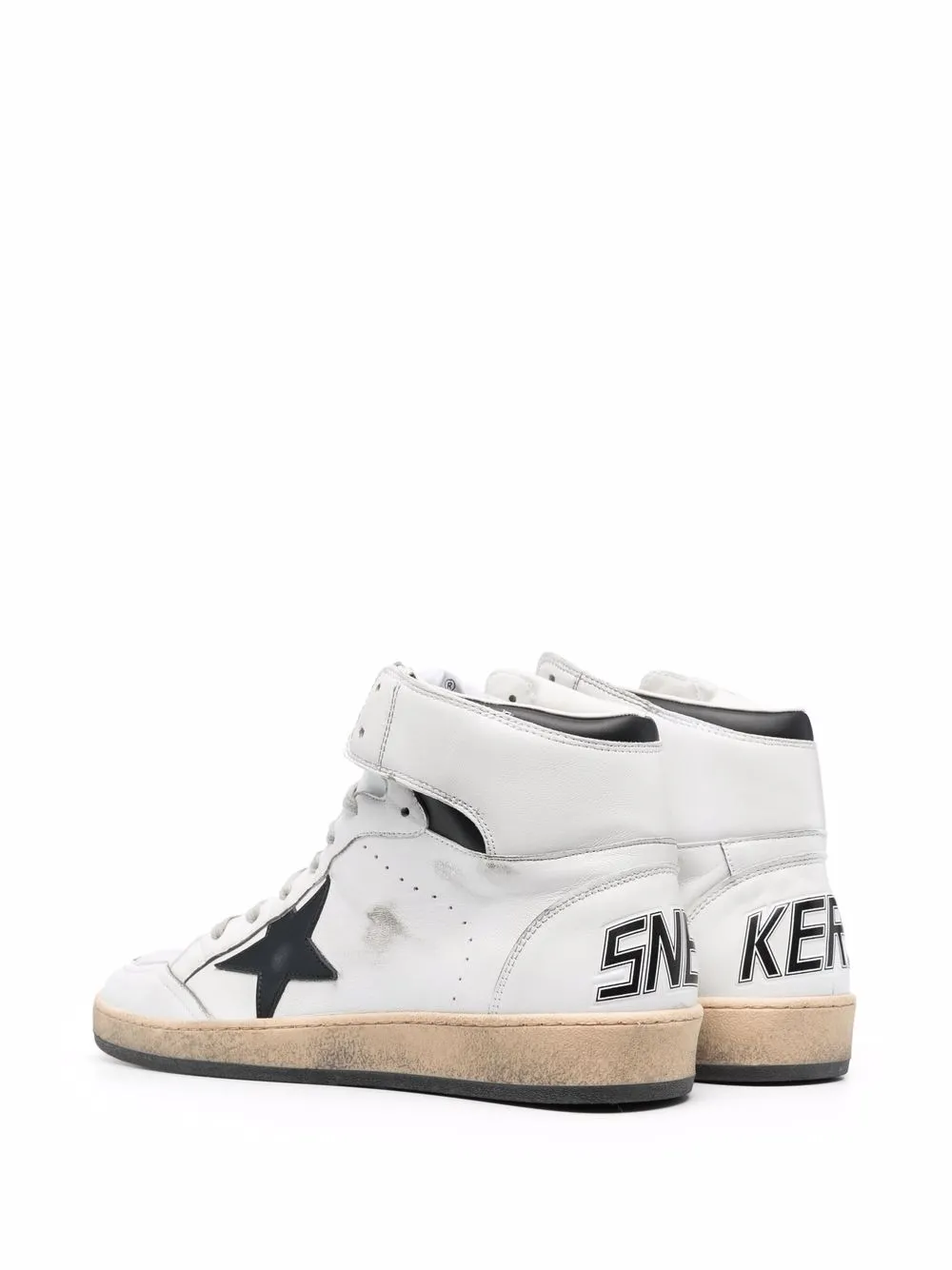 фото Golden goose высокие кеды sky-star