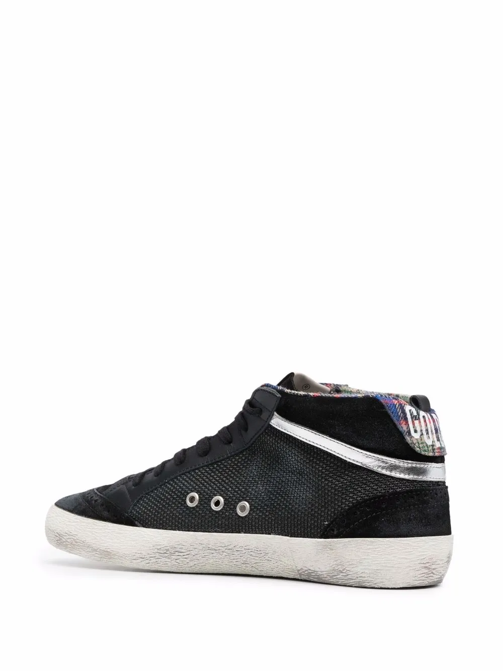 фото Golden goose кеды mid star с эффектом потертости