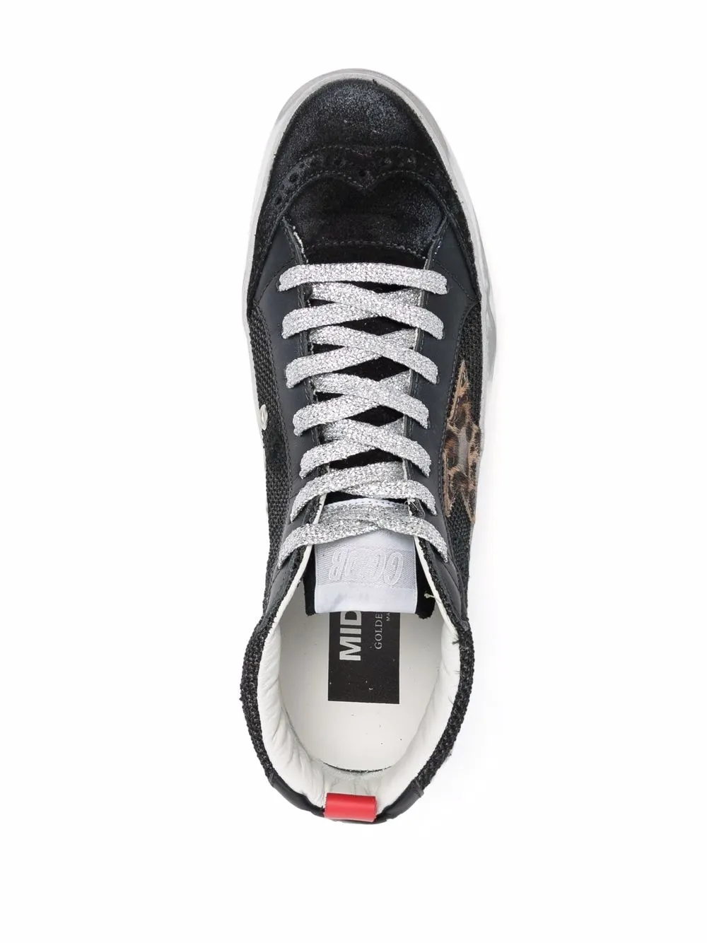 фото Golden goose кеды mid-star с логотипом