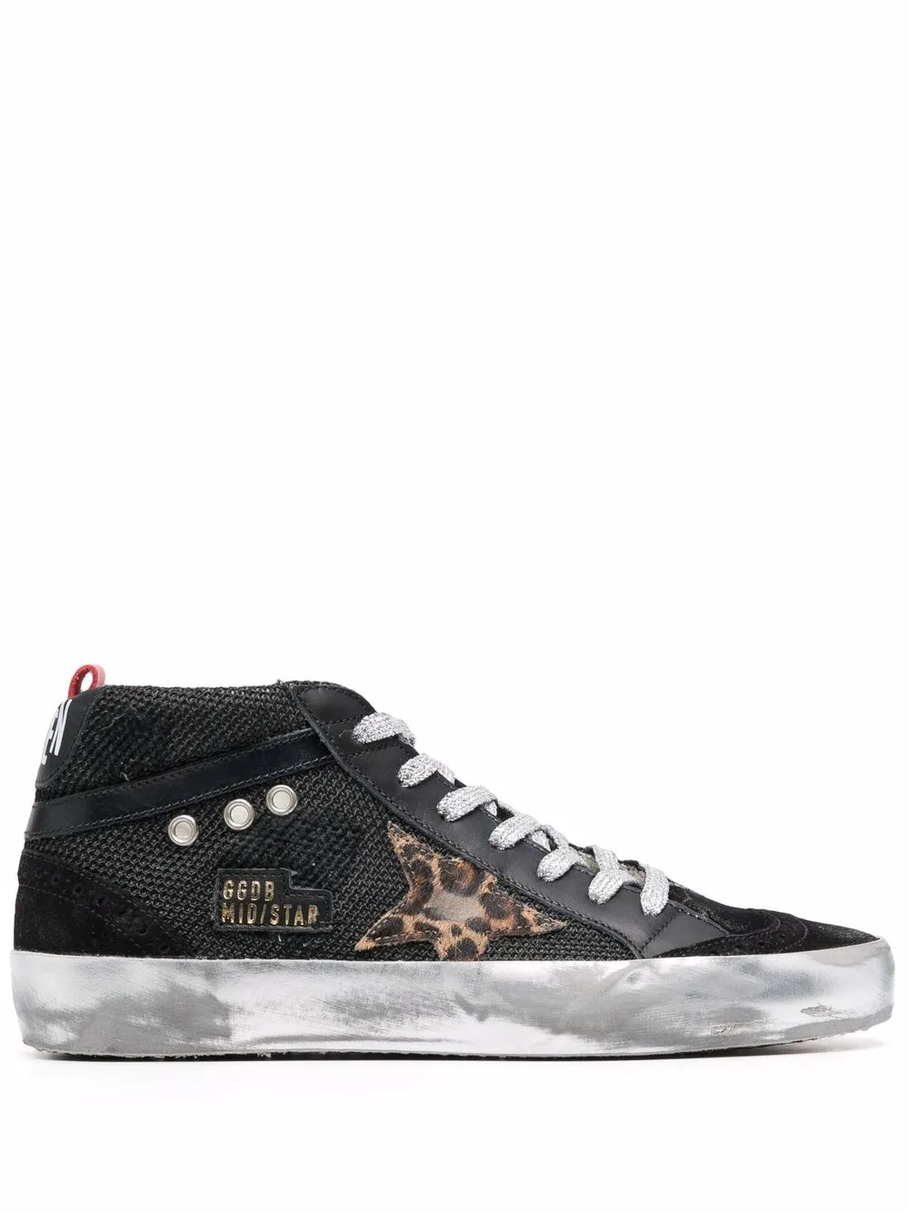 фото Golden goose кеды mid-star с логотипом