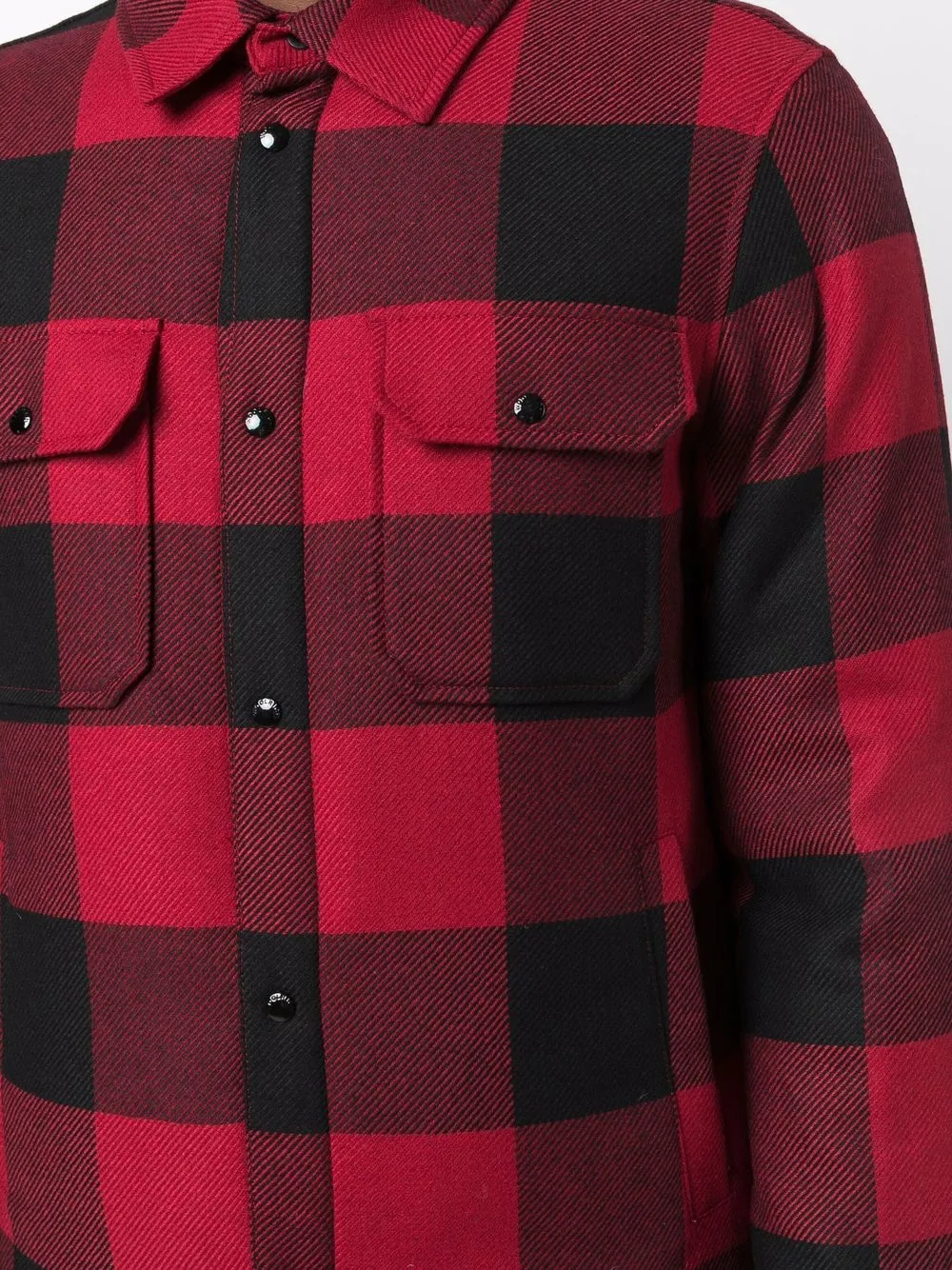 фото Woolrich фланелевая рубашка в клетку