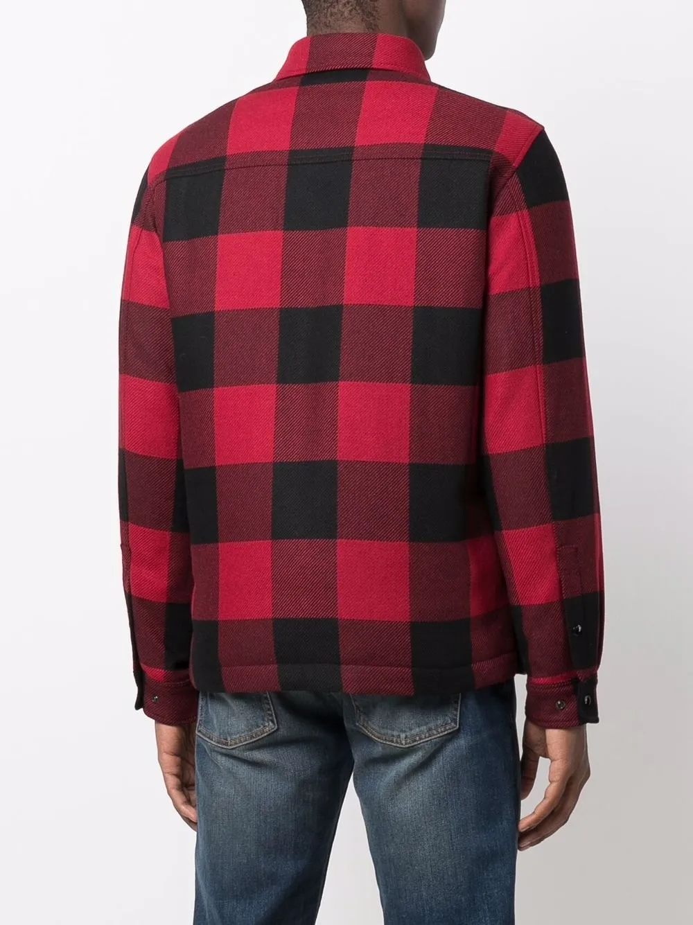 фото Woolrich фланелевая рубашка в клетку