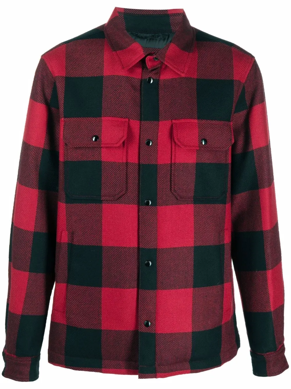 фото Woolrich фланелевая рубашка в клетку