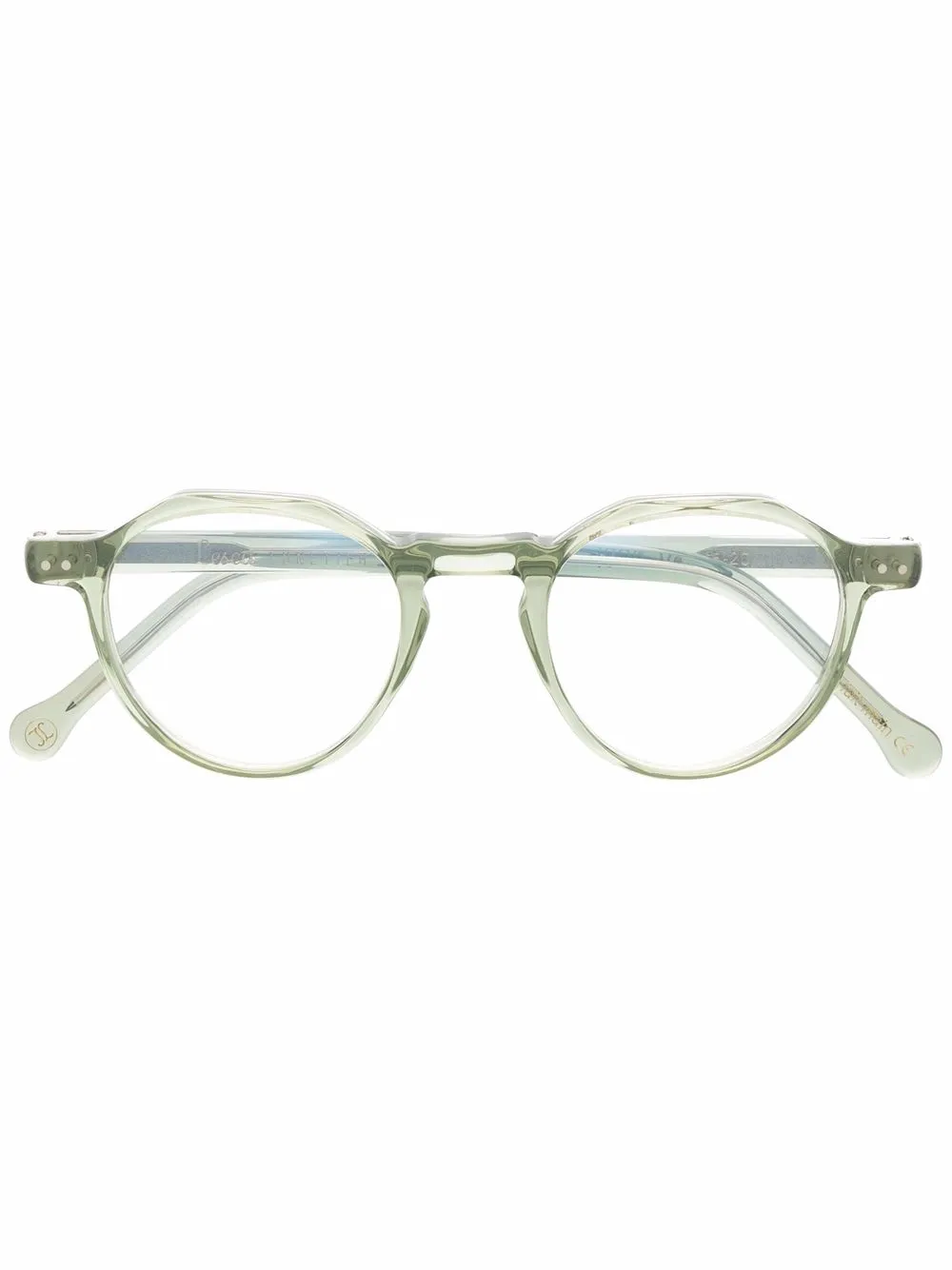 Lesca lunettes de vue Icon à monture ronde | vert | Image 1