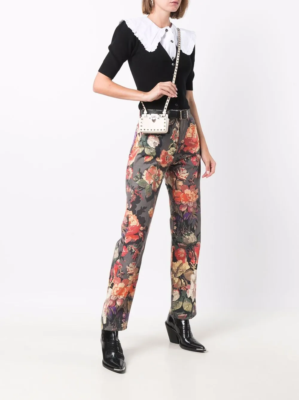 фото Valentino garavani сумка через плечо с декором rockstud