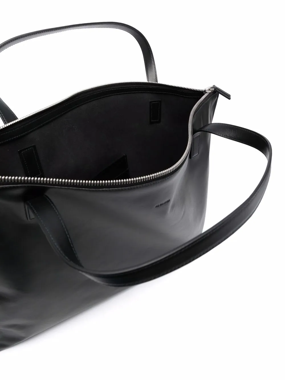 фото Jil sander сумка-тоут с тисненым логотипом