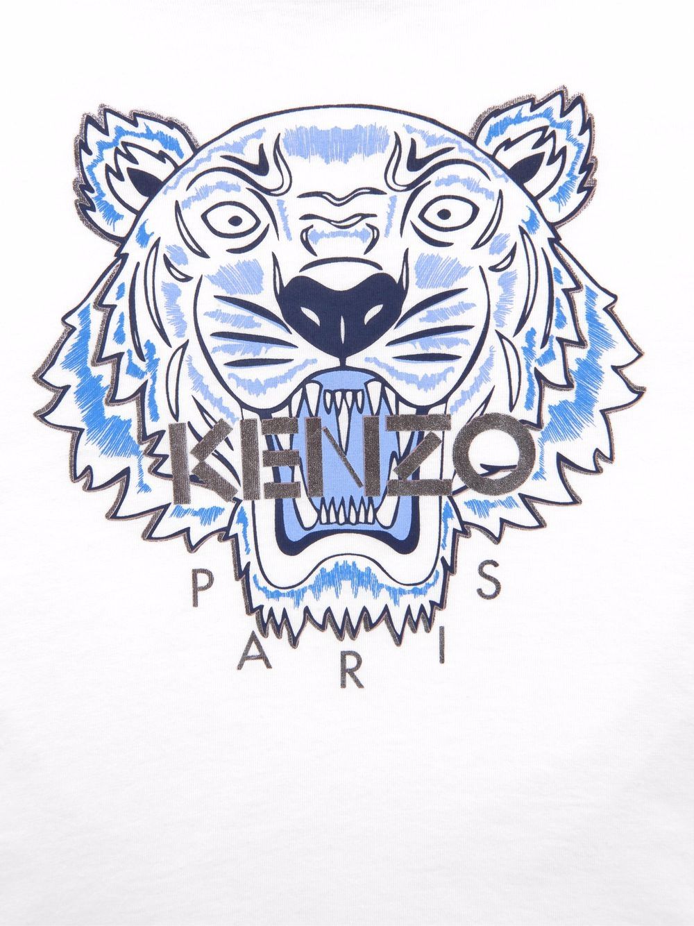 фото Kenzo kids топ tiger с длинными рукавами