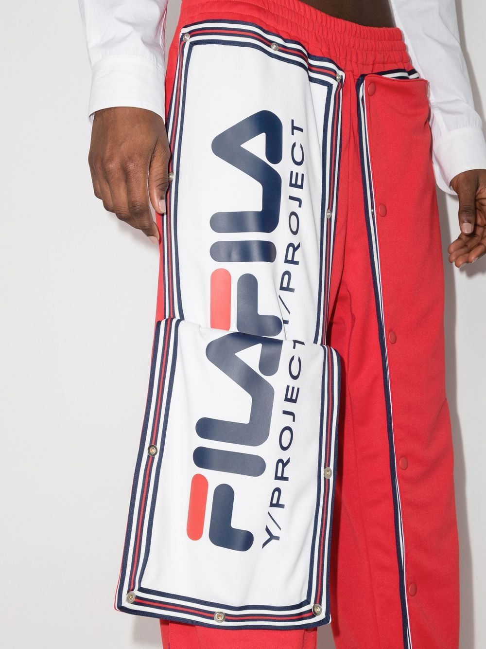 Y/Project x FILA wide-leg Track Pants - Farfetch