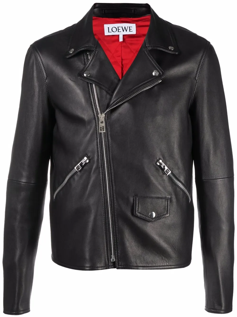 LOEWE chamarra biker con cierre | negro | Image 1