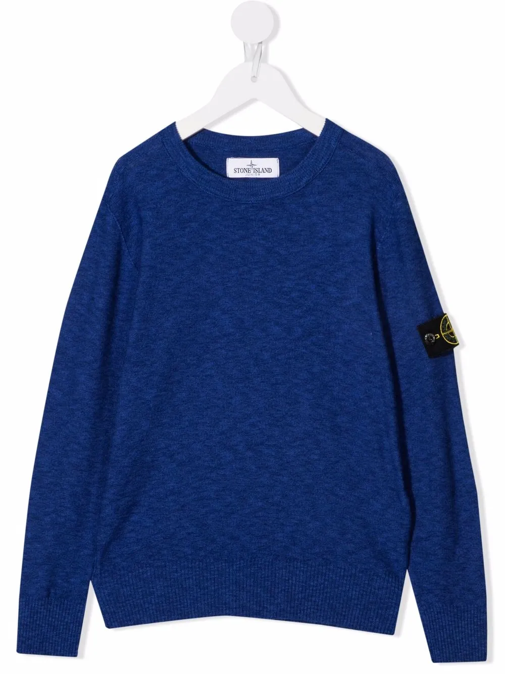 

Stone Island Junior suéter con parche del logo - Azul