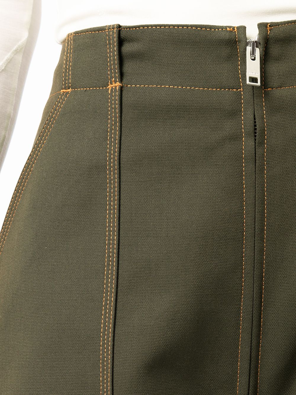Shop Ambush A-line Midi Skirt In 绿色